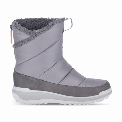 Merrell Snowcreek Sport Mid Zip Polar Waterproof Vandringskängor Dam MörkGrå (SE891740)